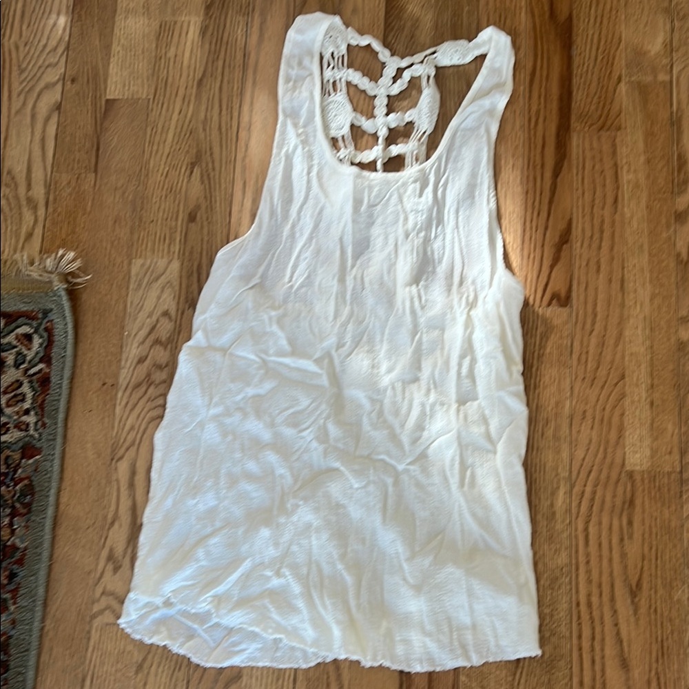 White Sleeveless Women's Top